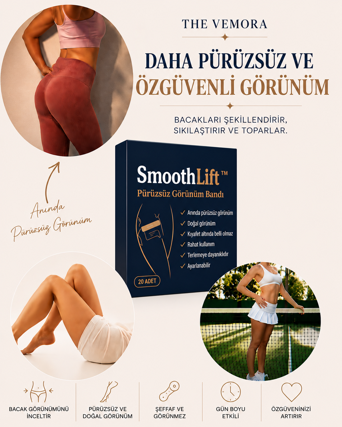 SmoothLift™ | Pürüzsüz Görünüm Bandı